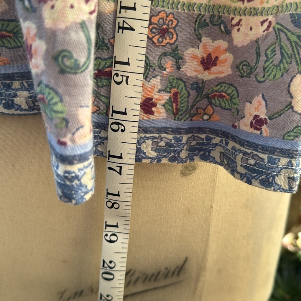 Lucky Brand Top, short sleeves, loose fitting layers. Medium,Cotton/Modal NWT - Picture 3 of 13
